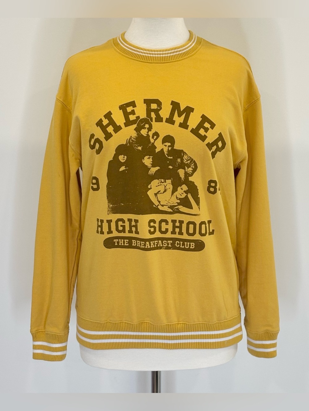 The Breakfast Club yellow sweatshirt